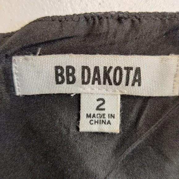 BB Dakota Silver Stars Mini Dress Size 2 - Picture 4 of 4
